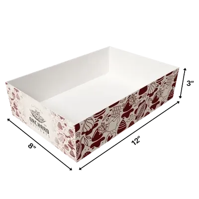12 in x 8 in x 3 in 12 in x 8 in x 3 in - Custom Ribbons Now