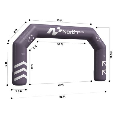 25 ft. W x 12.5 ft. H