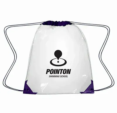 Clear - Purple - Custom Ribbons Now