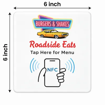 6 x 6 in - Custom Ribbons Now