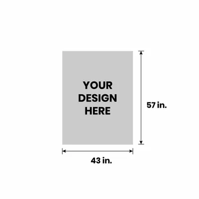 43in x 57in - Custom Ribbons Now