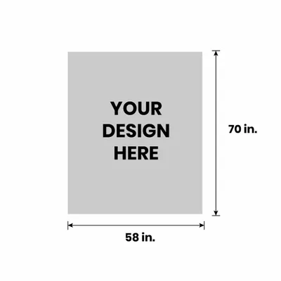 58in x 70in - Custom Ribbons Now