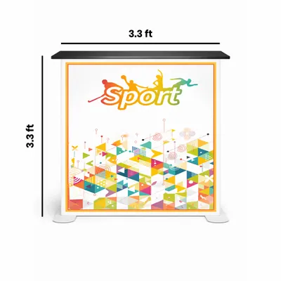 3.3 x 3.3 ft - Custom Ribbons Now