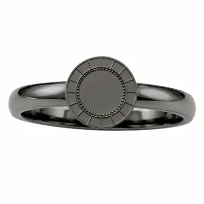 Glossy Black Nickel Plating - Custom Ribbons Now