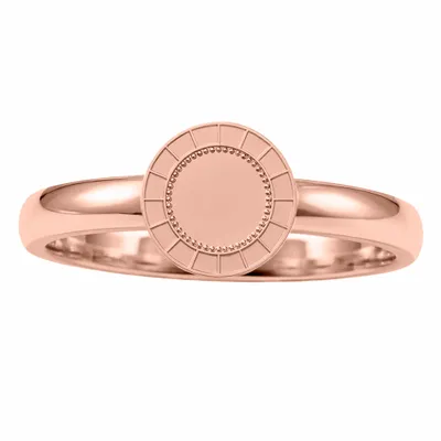Glossy Rose Gold Plating - Custom Ribbons Now