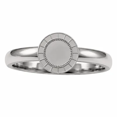 Glossy Silver Plating - Custom Ribbons Now