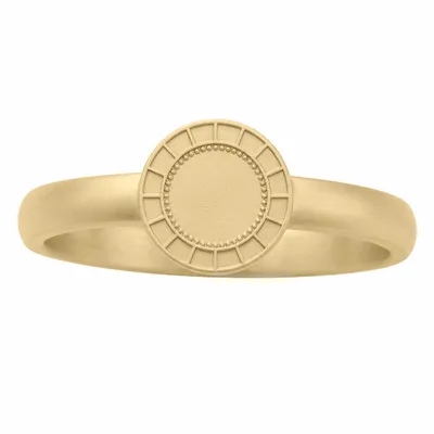 Matte Gold Plating - Custom Ribbons Now