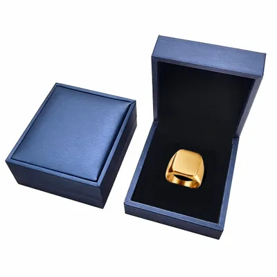 Blue PU Box - Custom Ribbons Now