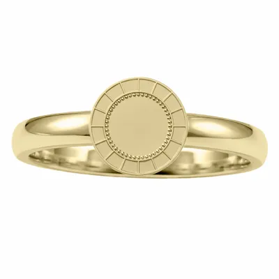 Glossy Gold Plating - Custom Ribbons Now