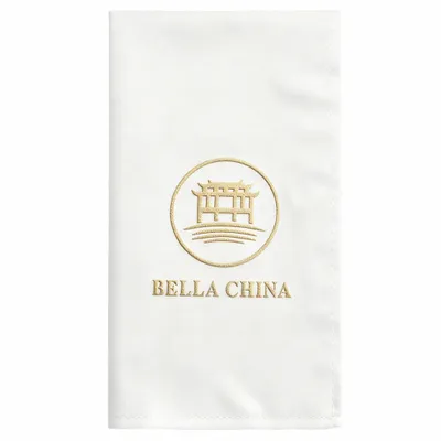 Embossed Cloth Napkin - Custom Ribbons Now