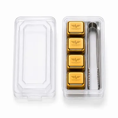 4-Pack Box Set with Tongs - Custom Ribbons Now