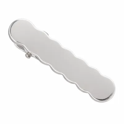 Scalloped Edge Bar Clip - Custom Ribbons Now