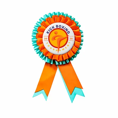 Light Green/Orange - Custom Ribbons Now