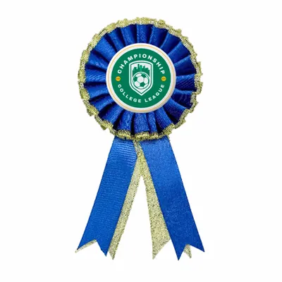 Royal Blue with gold edge - Custom Ribbons Now