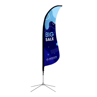 Shark Fin Flag - Custom Ribbons Now