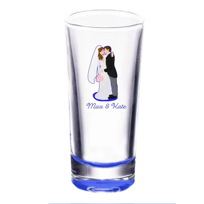 Clear Cordial Shooter Shot Glass - Custom Ribbons Now