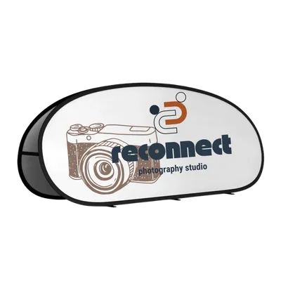Horizontal Pop Up Banners - Custom Ribbons Now