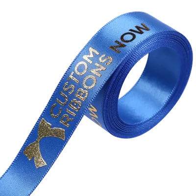 Satin Acetate Ribbon - Custom Ribbons Now