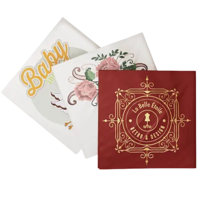 Custom Cloth Gala Napkin - Custom Ribbons Now