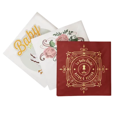 Custom Cloth Banquet Napkin - Custom Ribbons Now