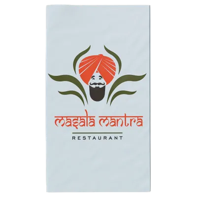 Custom Linen Guest Towel Napkin - Custom Ribbons Now