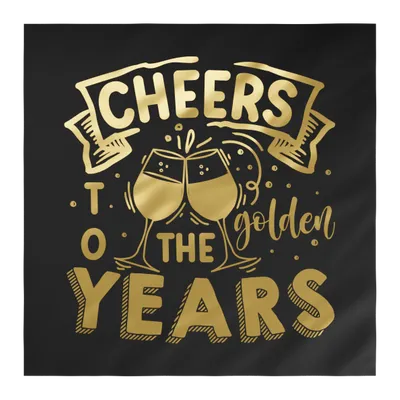 Custom Foil Stamped Beverage Napkin - Custom Ribbons Now