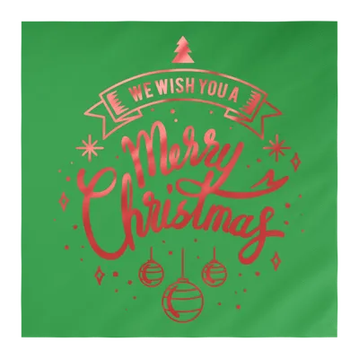 Custom Foil Stamped Luncheon Napkin - Custom Ribbons Now