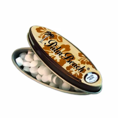 Surf WD Hibiscus Surfboard Mint Tin - Custom Ribbons Now