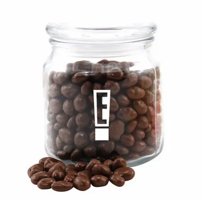 Jar with Choc Covered Raisins - SG400 - Custom Ribbons Now