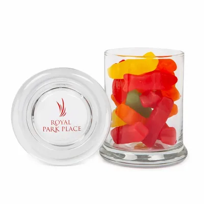 Glass Gourmet Jar - Assorted Fish - Custom Ribbons Now