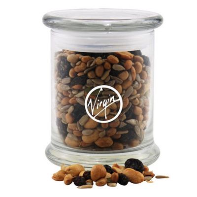 Jar with Trail Mix