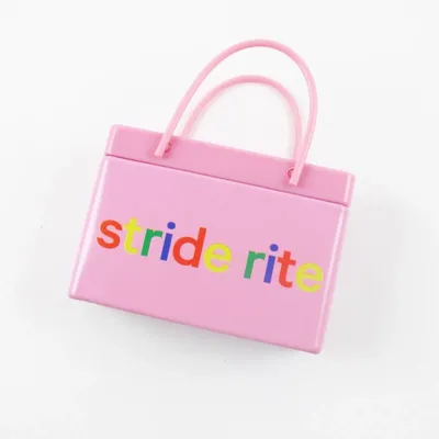 Light Pink Shopping Bag Tin - Custom Ribbons Now