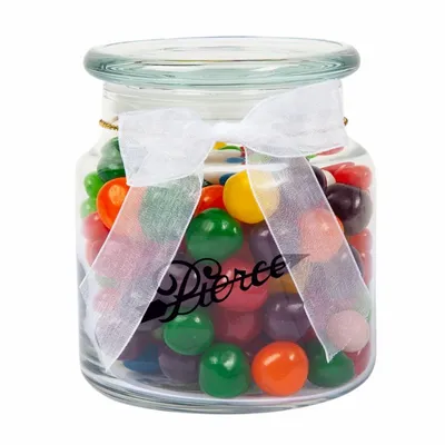 22oz. Glass Jar - Sour Balls - Custom Ribbons Now