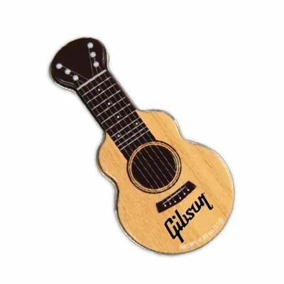 Original Acoustic Guitar Shaped Mint Tin - Custom Ribbons Now