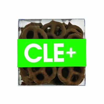 Square Acetates - Milk Chocolate Mini Pretzels - Custom Ribbons Now