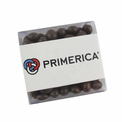 Square Acetates - Chocolate Covered Raisins - Custom Ribbons Now