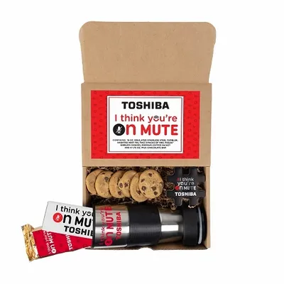 Tumbler with Snacks Mailer Kit - Custom Ribbons Now