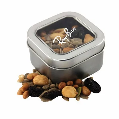 Window Tin with Trail Mix - SBF2500 - Custom Ribbons Now