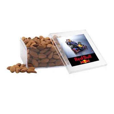 Acrylic Box with Almonds - Large - Custom Ribbons Now