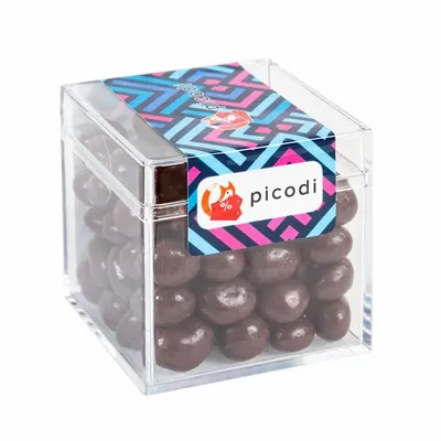 Sweet Boxes with Dark Chocolate Espresso Beans - Custom Ribbons Now