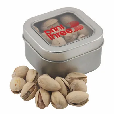 Window Tin with Pistachios - SBF2500 - Custom Ribbons Now