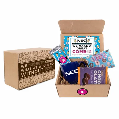 Coffee And Donuts Mailer Kit - Custom Ribbons Now