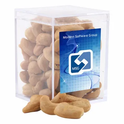 Acrylic Box with Cashews - Small - Custom Ribbons Now