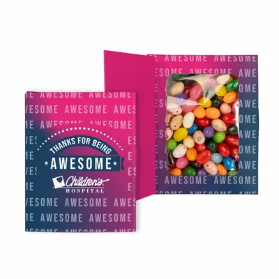 Book Window Box - Gourmet Jelly Beans - Custom Ribbons Now