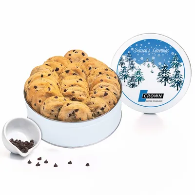 Fresh Beginnings Chocolate Chip Gourmet Cookie Tin - Custom Ribbons Now