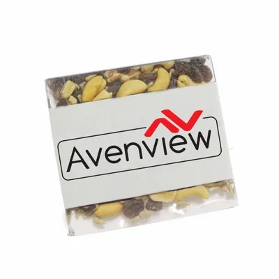 Square Acetates - Raisin Nut Trail Mix - Custom Ribbons Now