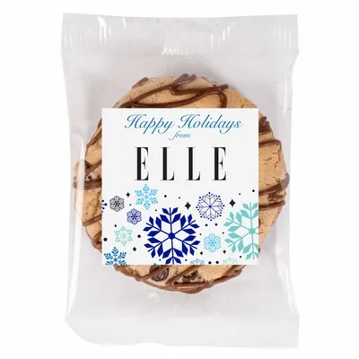 Fresh Beginnings Individually Wrapped Dreamy Drizzle Cookie - Custom Ribbons Now