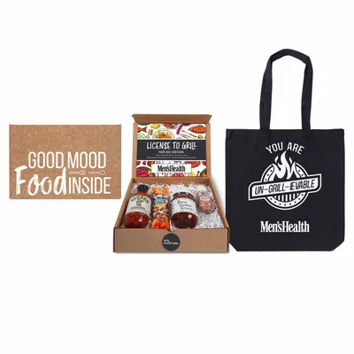 License to Grill - BBQ Gourmet Kit with Tote - Custom Ribbons Now