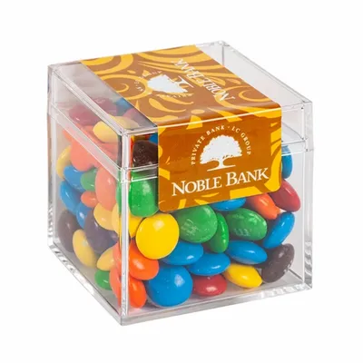M&M'S® in Sweet Box - Custom Ribbons Now