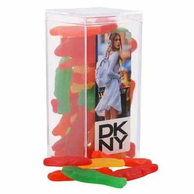 Acrylic Box with Swedish Fish - Medium - Custom Ribbons Now